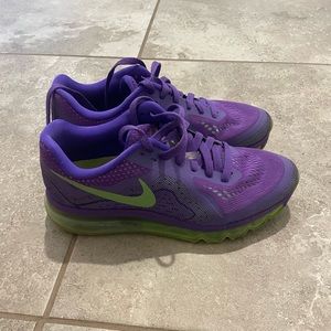 Purple & Green Nike Airs